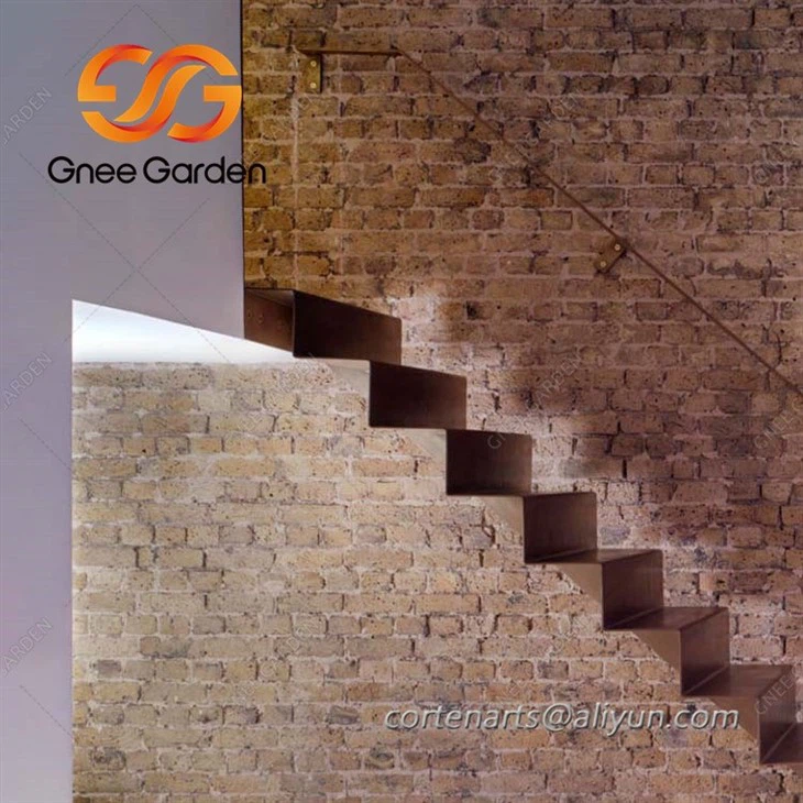 corten entrance steps design