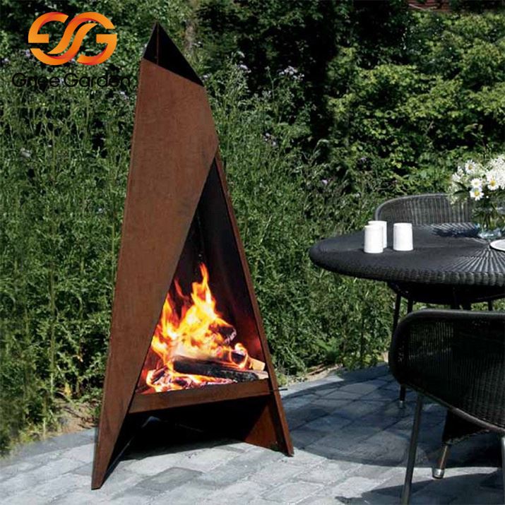 Perapian Corten Steel Luar Ruangan