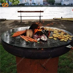 Barbekyu Terbuat Dari Baja Corten