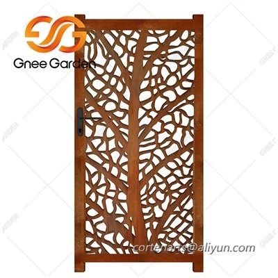Gerbang Taman Baja Corten