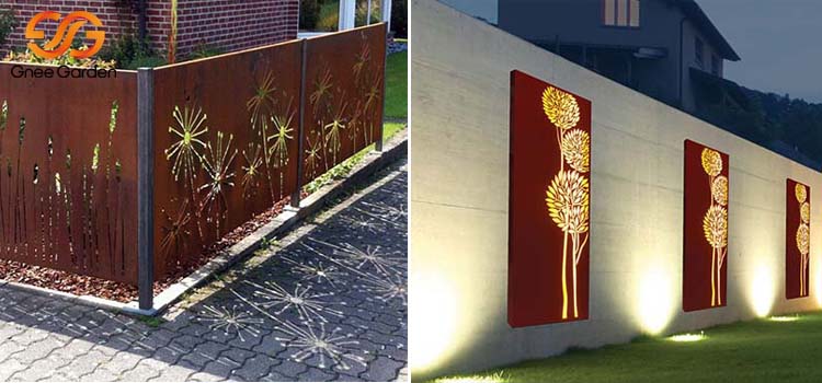 corten steel fence panels corten steel fence panels