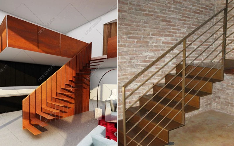 Steel Structures Weathering Steel Stairs Steel Structures Weathering Steel Stairs